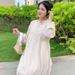 Đầm bầu phối ren
