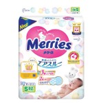 Bỉm tã dán Merries size S