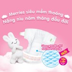 Bỉm tã dán Merries size M