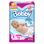 Tã dán Bobby (S, 4-8kg, 54 miếng)