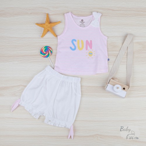 Bộ sát nách bé gái Sun 