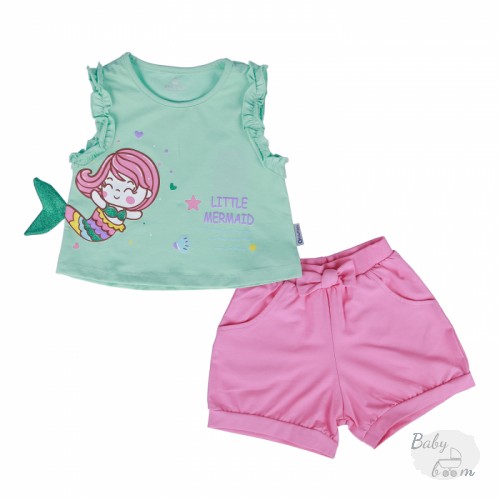 Bộ ba lỗ bé gái in little 