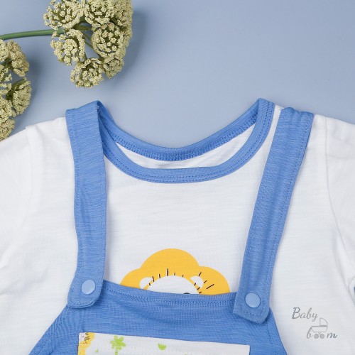 Set yếm bé trai sư tử 