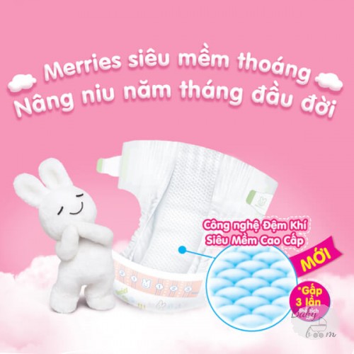 Bỉm tã dán Merries size L