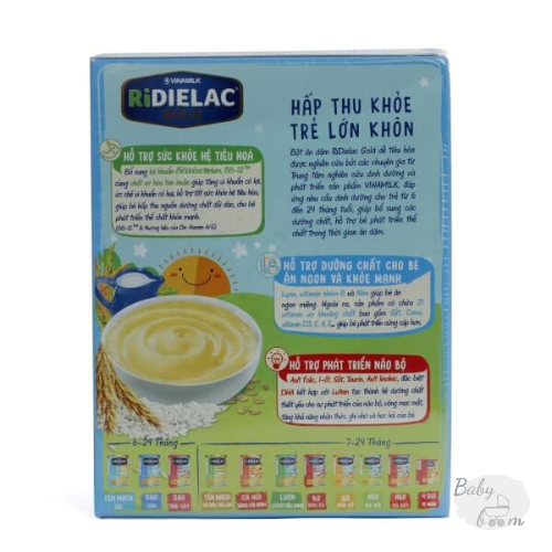Bột ăn dặm Ridielac Gold 3 Vị Ngọt HG 200g 
