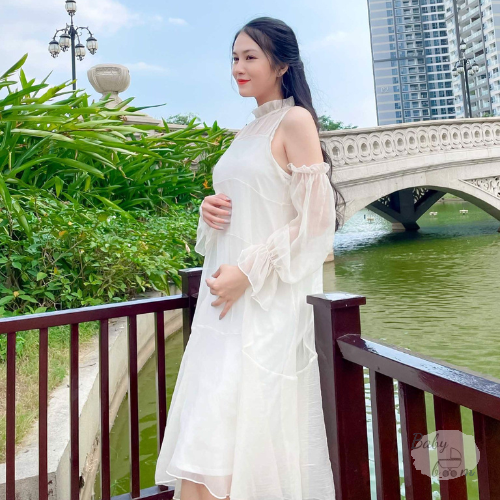 Đầm bầu tiểu thư