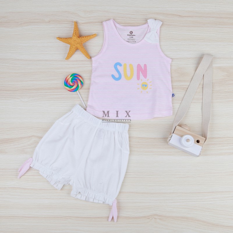Bộ sát nách bé gái Sun 