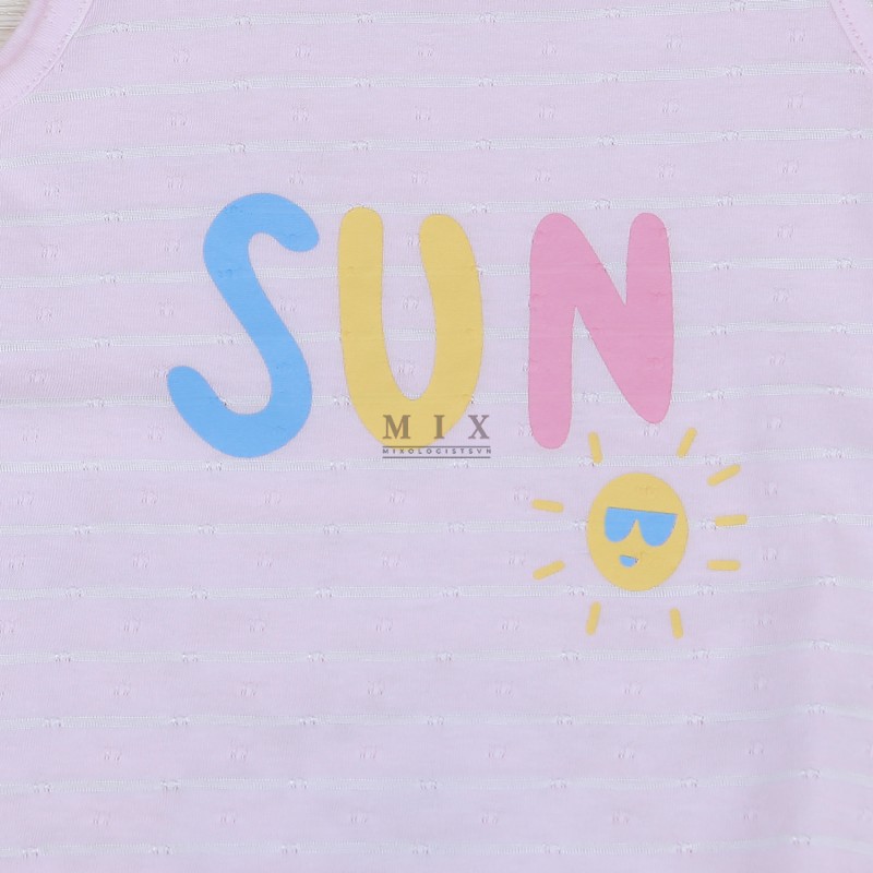 Bộ sát nách bé gái Sun 