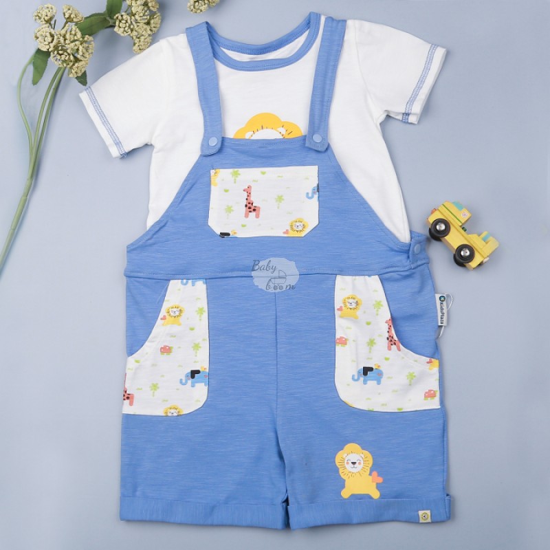 Set yếm bé trai sư tử 