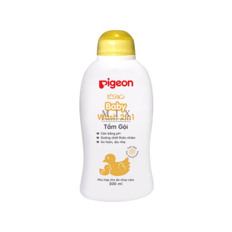Tắm gội Pigeon dịu nhẹ hoa hướng dương 200ml (không Paraben)