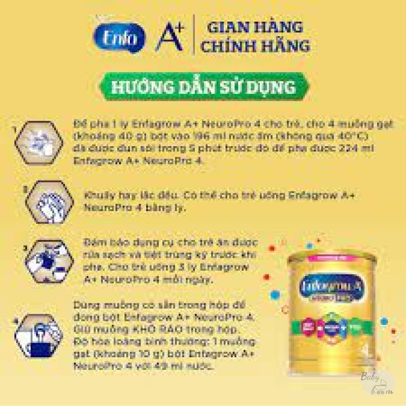 Sữa Enfagrow A+ số 4 1700g (2-6 tuổi) 
