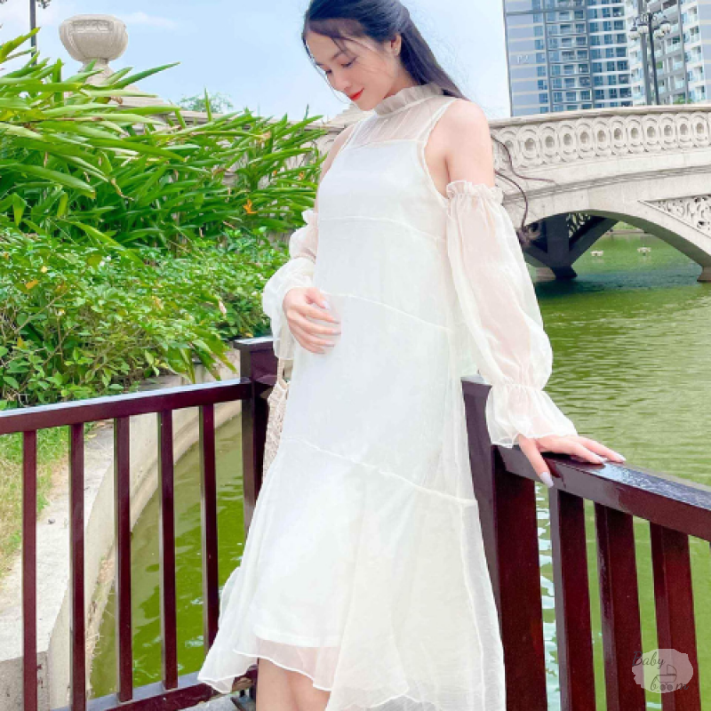 Đầm bầu tiểu thư